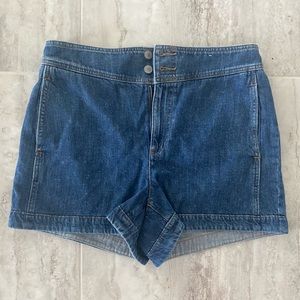 Express Denim High Waisted Shorts